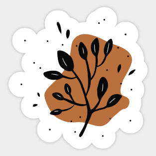 choco leaf T-shirt Sticker